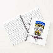 Gedenken an den im Flugzeug Ranger Jumpmaster Notizblock (Innenseite)