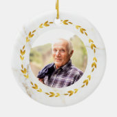 Gedenken an den Vater Keramik Ornament (Hinten)