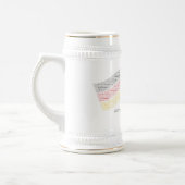 Gedenken an die britische Armee Stein Bierglas (Links)