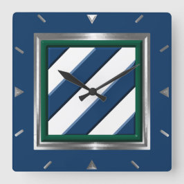 Gedenken an die dritte Infanterie-Division Quadratische Wanduhr