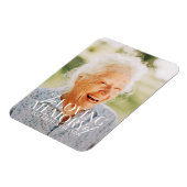 Gedenken an die Erinnerung Moderne elegante Fotos Magnet (Linke Seite)