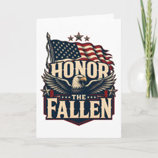 Gedenken an die Gefallenen Memorial Day Karte