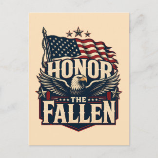Gedenken an die Gefallenen Memorial Day Postkarte