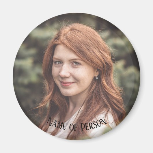 Gedenken an die Liebe Erinnerung Klassisches Foto Magnet (Vorne)