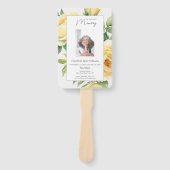 Gedenken an die Liebe zum Gedächtnis florale Reihe Fächer (Vorderseite)