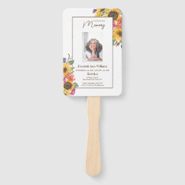 Gedenken an die Liebe zum Gedächtnis florale Reihe Fächer