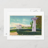 Gedenken an die Mayflower Women, Portico-Ansicht Postkarte (Vorne/Hinten)