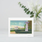 Gedenken an die Mayflower Women, Portico-Ansicht Postkarte (Stehend Vorderseite)