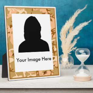 Gedenken an die Wüstenlandschaft und militärische  Fotoplatte