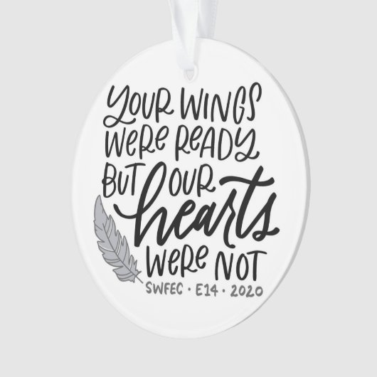 Gedenken an E14 Ornament (Vorderseite)