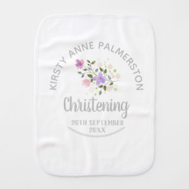 Gedenken an ein Weihnachten Baby Spucktuch