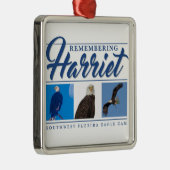 Gedenken an Harriet Ornament Aus Metall (Rechts)