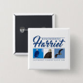Gedenken an Harriet SWFL Eagle Cam Button (Vorne & Hinten)
