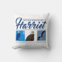 Gedenken an Harriet Throw Kissen
