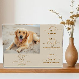 Gedenken an Hunde Fotoblock