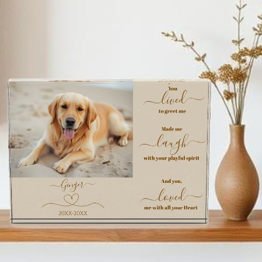 Gedenken an Hunde Fotoblock