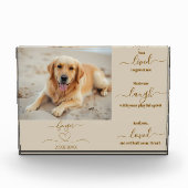 Gedenken an Hunde Fotoblock (Vorderseite)