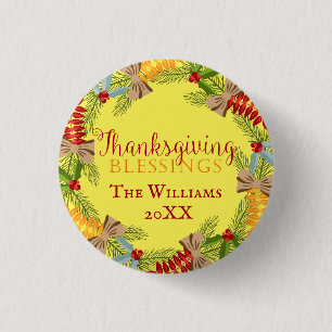 Gedenken an Ihr Erntedank Button