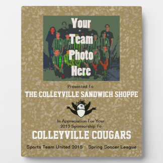 Gedenken an Ihre Sponsoren: Fotoplatte