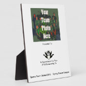 Gedenken an Ihre Sponsoren mit einem - Plaque Fotoplatte (Seite)