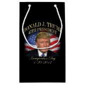 Gedenken an Präsident Donald Trump Kleine Geschenktüte (Rückseite)
