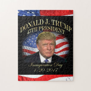 Gedenken an Präsident Donald Trump Puzzle