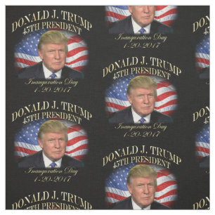 Gedenken an Präsident Donald Trump Stoff