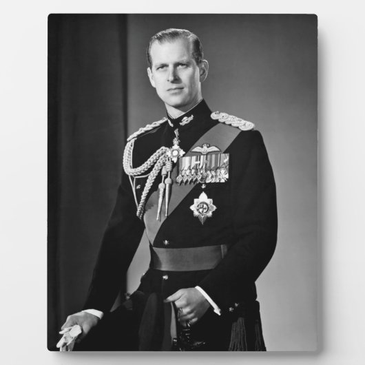 Gedenken an Prinz Philip 1921-2021 Fotoplatte (Vorderseite)