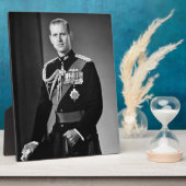 Gedenken an Prinz Philip 1921-2021 Fotoplatte (Seite)