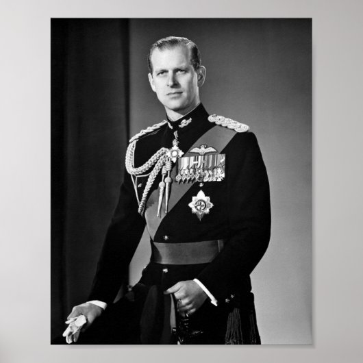 Gedenken an Prinz Philip 1921-2021 Poster (Vorne)