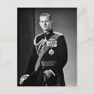 Gedenken an Prinz Philip 1921-2021 Postkarte