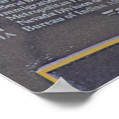 Gedenken an slawische Friedensbeauftragte Poster (Ecke)