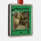 Gedenken an unser Zierdenkmal Ornament Aus Metall (Rechts)