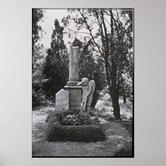 Gedenken an Wolfgang Amadeus Mozart Poster (Vorne)