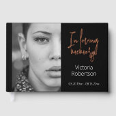 Gedenken Beerdigung Modern Memorial Beerdigung Gästebuch (Vorderseite)