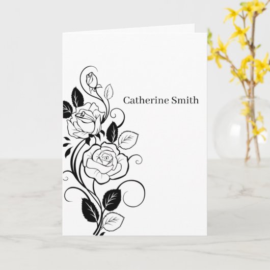 Gedenken - Beileid 05 Karte (Gelbe Blume)