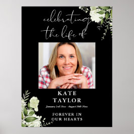 Gedenken Foto zur Erinnerung an das Leben Poster