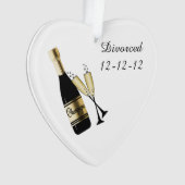 Gedenken Sie Ihre Scheidung Ornament (Vorderseite)