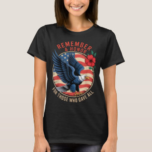 Gedenken und Ehren des Weißkopfseeadler-Gedenktage T-Shirt