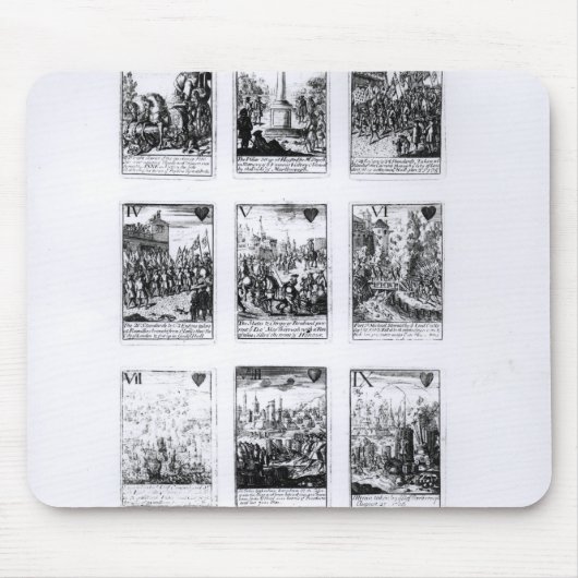 Gedenkende Spielkarten Mousepad (Vorne)
