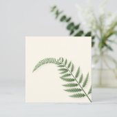 Gedenkens Karte Farnblattes (Stehend Vorderseite)