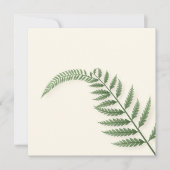 Gedenkens Karte Farnblattes (Vorderseite)