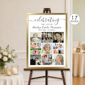 Gedenkfeier 17 Foto-Collage-Script zum Feiern des Poster