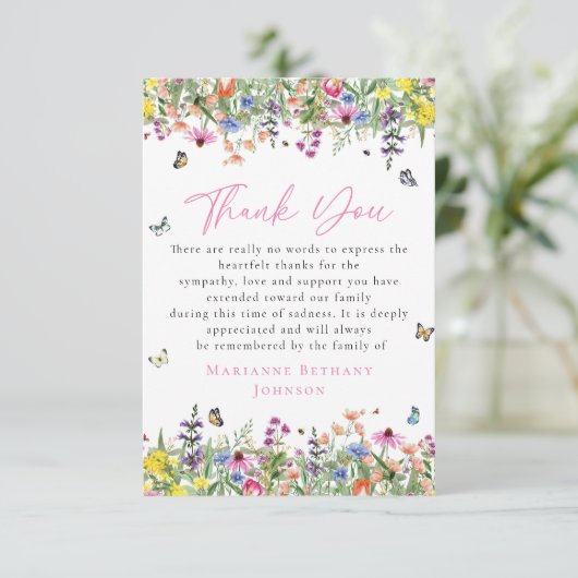 Gedenkfeier am Hellen Dankeskarte (Stehend Vorderseite)