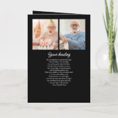 Gedenkfeier/Beerdigung 14-Fotomaterial Modern Programm (Rückseite)