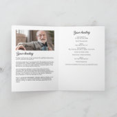 Gedenkfeier/Beerdigung 14-Fotomaterial Modern Programm (Innenseite)