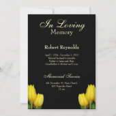 Gedenkfeier / Bekanntgabe Ankündigung (Vorderseite)