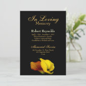 Gedenkfeier / Bekanntgabe Einladung (Stehend Vorderseite)