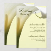 Gedenkfeier / Bekanntgabe Einladung (Vorne/Hinten)