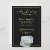 Gedenkfeier / Bekanntgabe Einladung (Vorderseite)